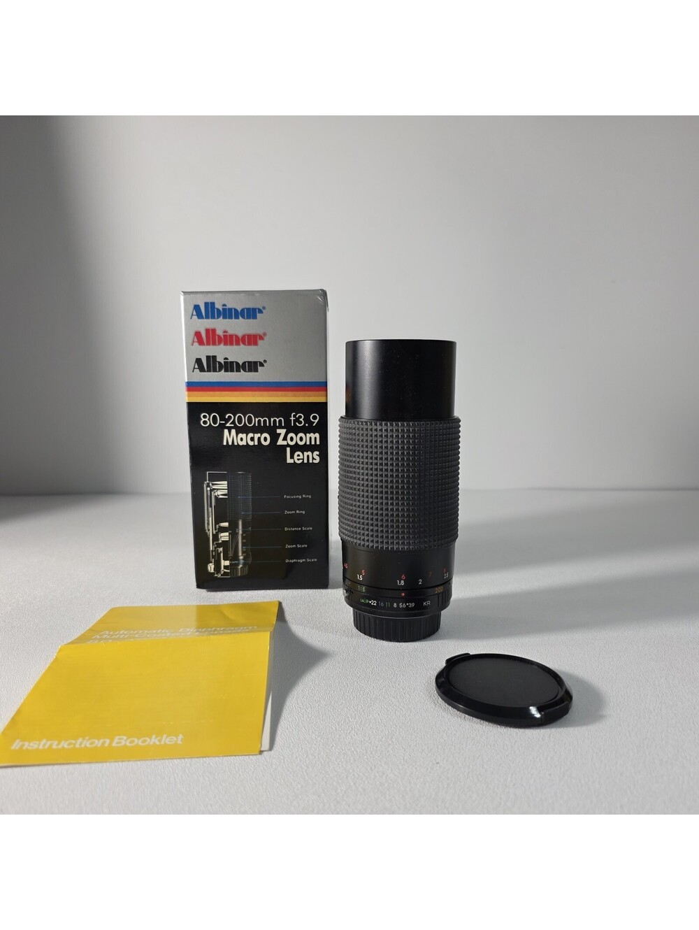 Albinar ADG 80-200mm f3.9 MC Macro Telephoto Zoom Lens for Pentax K Mount Clean